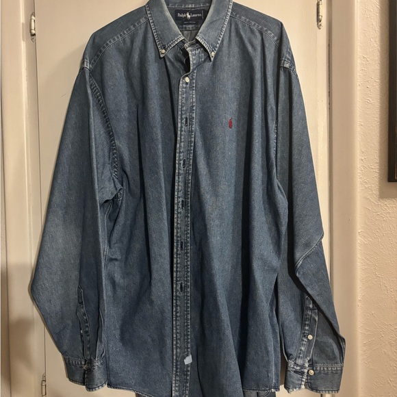 Ralph Lauren Other - Vintage Ralph Lauren Denim Button-Up Shirt